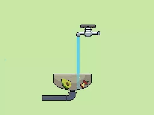 WaterDown: Faucet Physics Cleanup Game game thumbnail