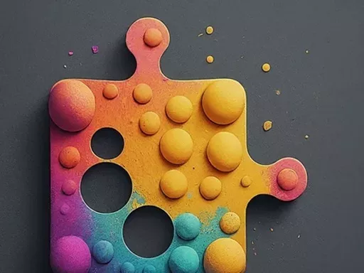 Shapes Using Dots Puzzle Game game thumbnail