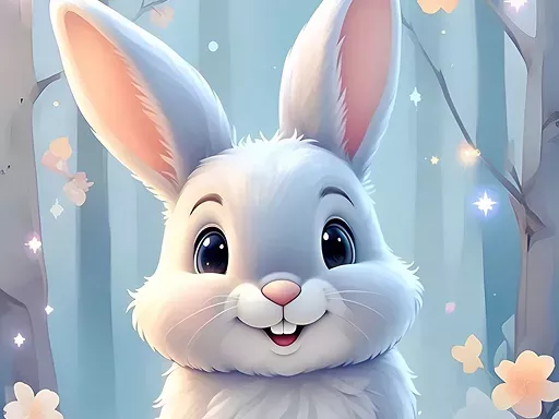 Easter Bunny Coloring Book Online game thumbnail